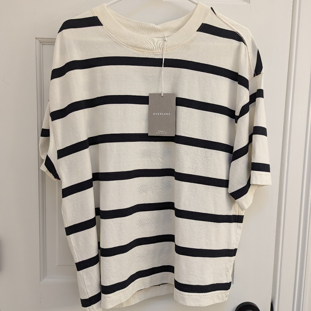NWT Everlane Premium Weight Relaxed Tee